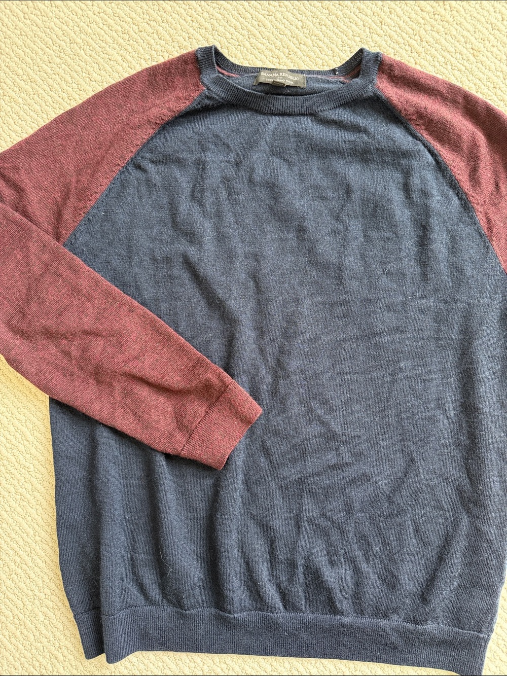 Banana Republic Men’s Merino Wool Crewneck Sweater
